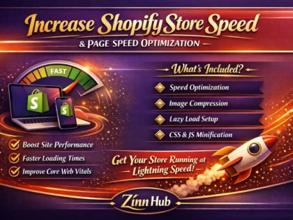 increase shopify store speed and website page speed optimization