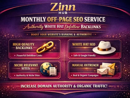 Do Monthly Off Page Seo Service Using Authority White Hat Dofollow Backlink