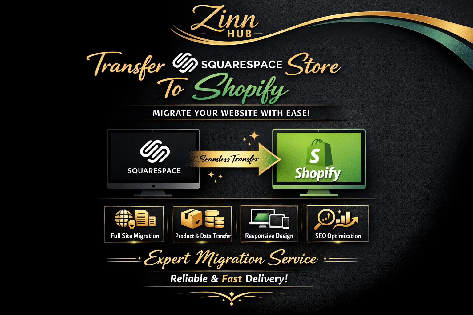 Transfer, Migrate Or Move Squarespace Website Store To Shopify 1 Transfer
