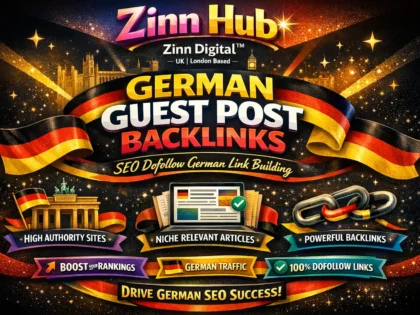 Provide SEO dofollow German guest post backlinks through German link building
