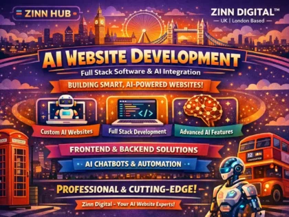 AI website development as full stack software developer with AI integration