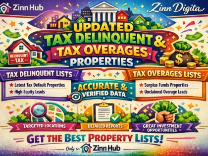 Provide Updated Tax Delinquent And Tax Overages Properties 2 Provide Updated Tax Delinquent And Tax Overages Properties