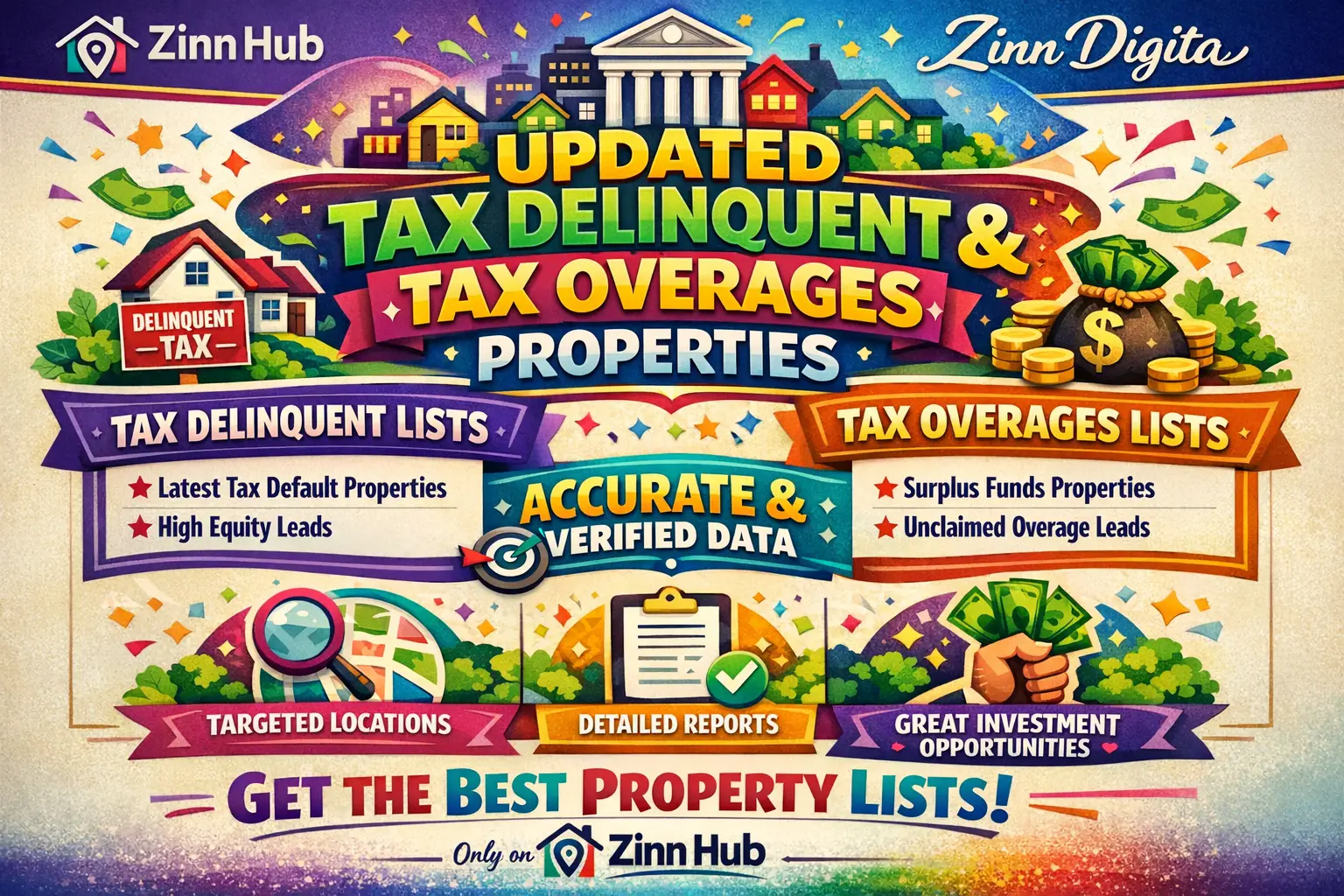 Provide Updated Tax Delinquent And Tax Overages Properties 1 Provide Updated Tax Delinquent And Tax Overages Properties