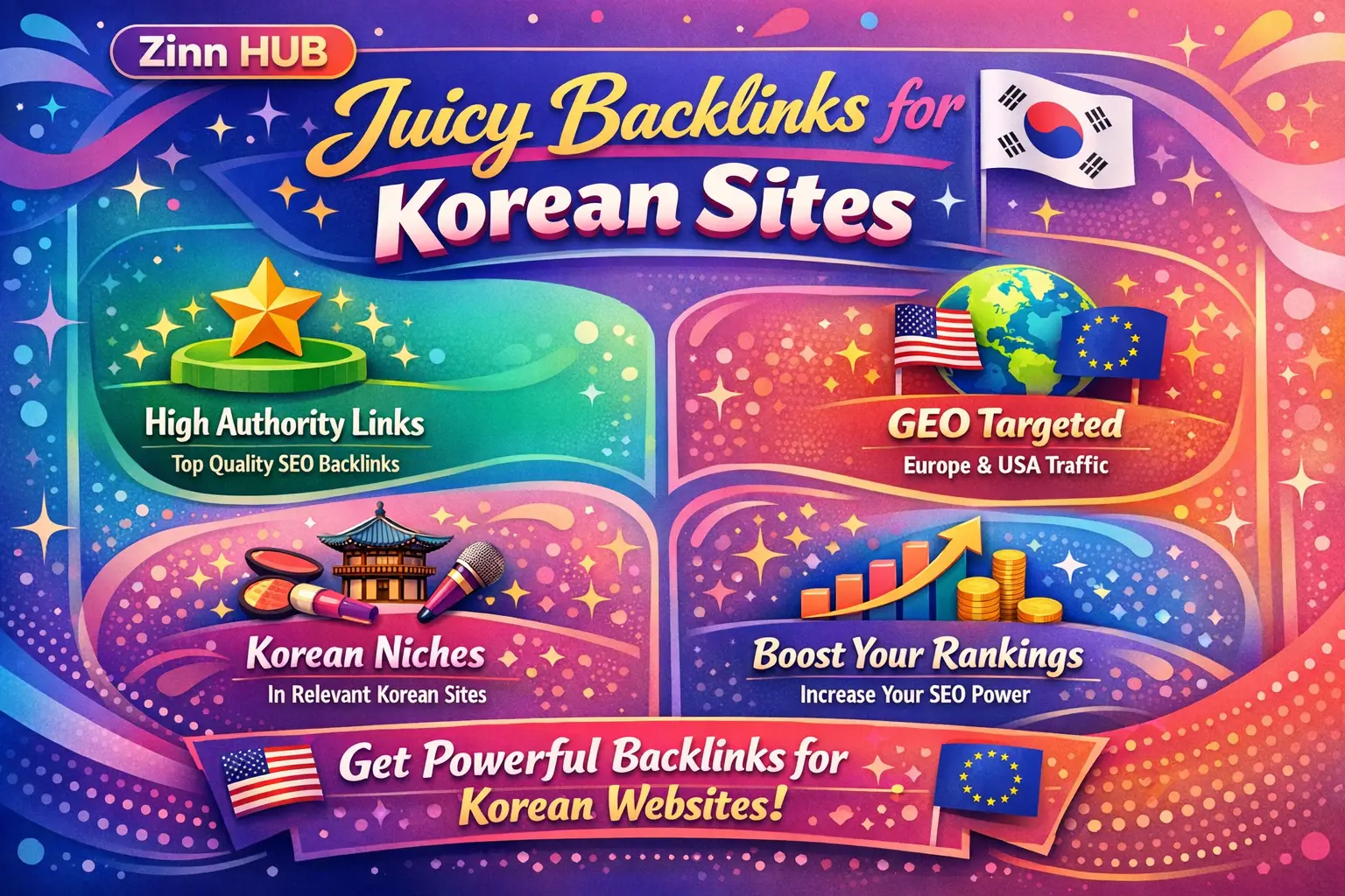 Juicy Backlinks For Korean Sites Geo Europe, Usa 1 Juicy Backlinks For Korean Sites Geo Europe