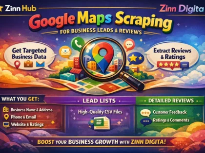 do google maps scraping for business leads and  reviews