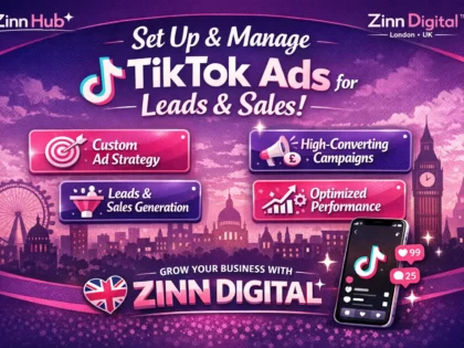 Set Up And Manage Tiktok Ads For Leads And Sales With Zinn Digital ™
