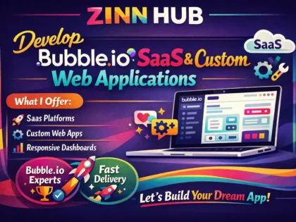 Develop Bubble Io Saas And Custom Bubble Web Applications