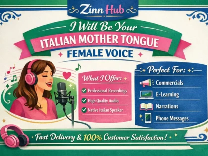 Be Your Italian Mother Tongue Female Voice