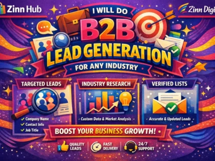 Do B2B Lead Generation For Any Industry