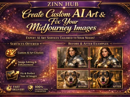 create custom ai art or fix and edit your midjourney ai images