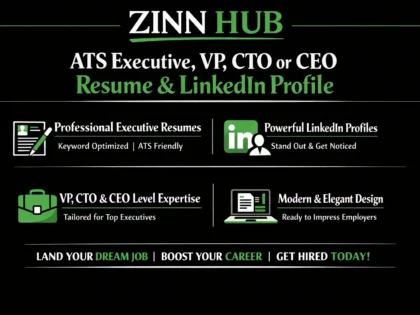 write professional ats  executive
