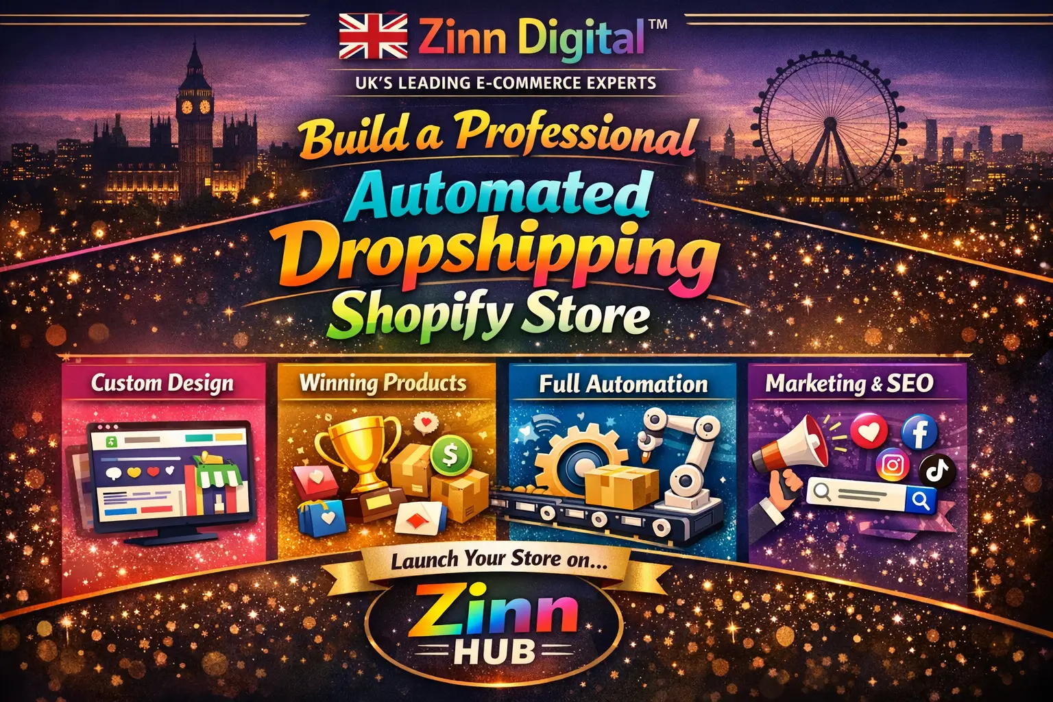 Build A Professional Automated Dropshipping Shopify Store With Zinn Digital ™ 2 Build A Professional Automated Dropshipping Shopify Store With Zinn Digital ™ - Image 2