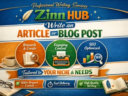 write an article or blog post