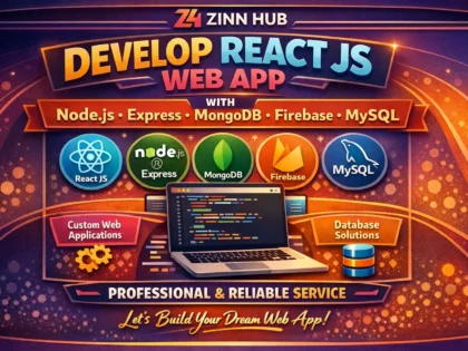 Develop React JS web app with Node.js