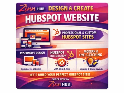 design and create hubspot website
