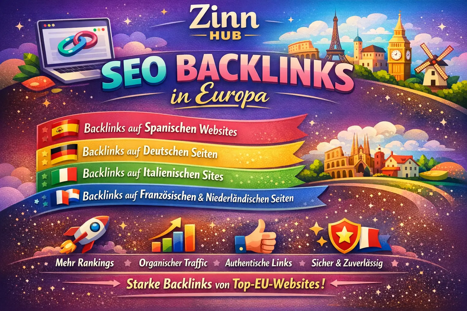 Seo Backlink In German, Spanish, Italian, French, Dutch Sites 1 Seo Backlink In German