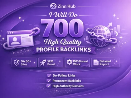 do 700 high quality profile backlinks