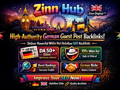 Deliver high-authority white hat dofollow SEO German guest post backlinks