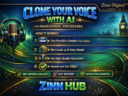clone your voice with ai voice model for voiceovers