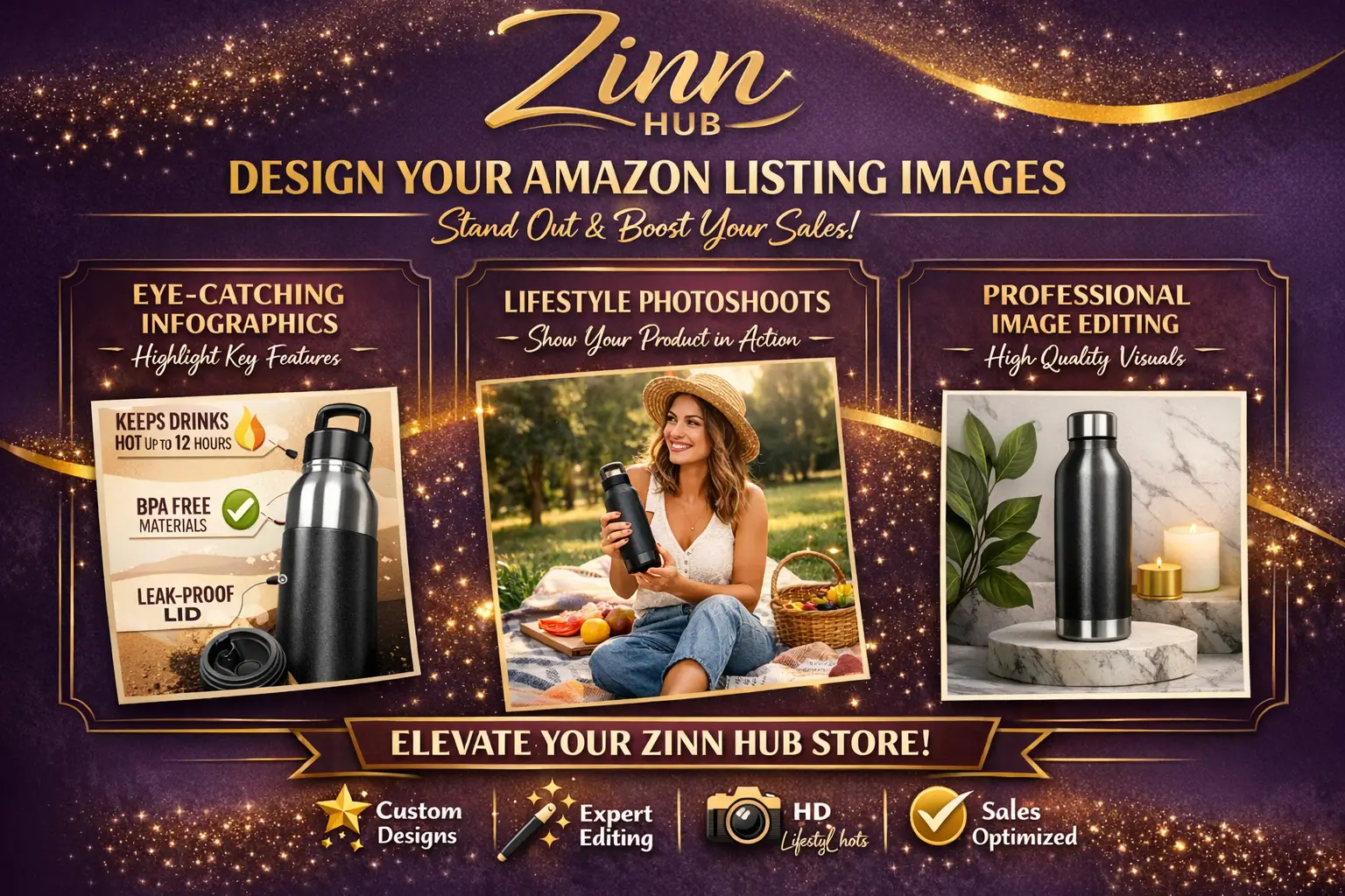 Design Amazon Product Listing Images, Infographic And Create Lifestyle Photo 1 Design Amazon Product Listing Images
