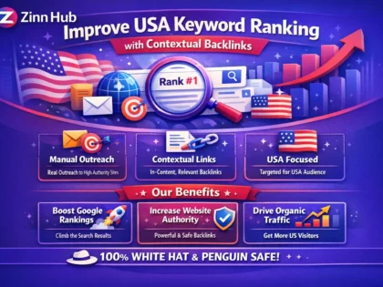 improve USA keyword ranking using manually  contextual backlink