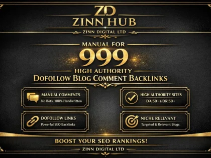 Manual for 999 High Authority Dofollow Blog Comment Backlinks