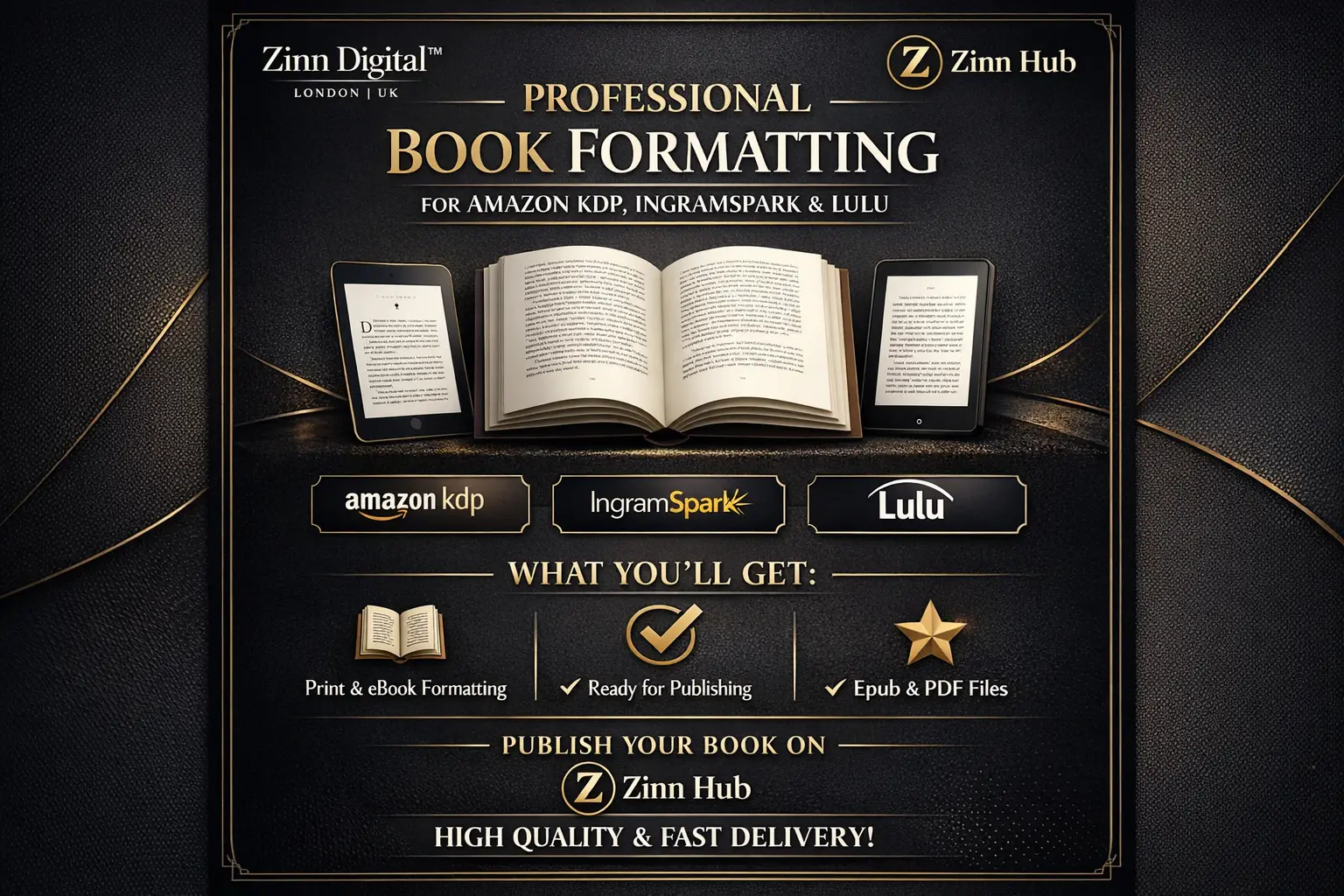 Do Book Formatting For Amazon Kdp, Ingramspark And Lulu 1 Do Book Formatting For Amazon Kdp