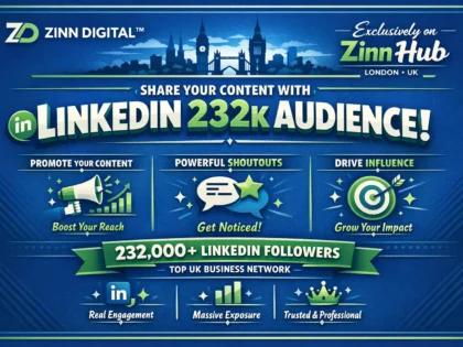 Share your content with LinkedIn 232k audience - promote