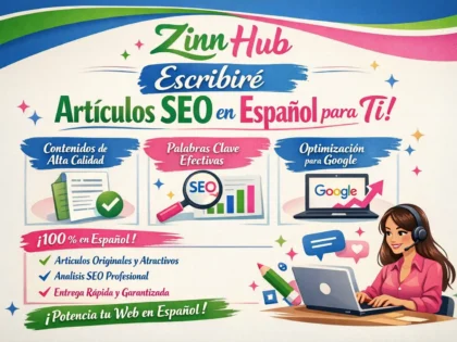 Write Seo Optimized Articles In Spanish For You