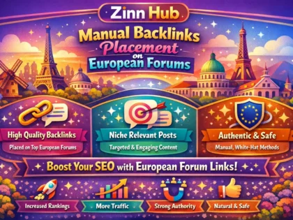 Do Manual Backlinks Placement From Europe Forums