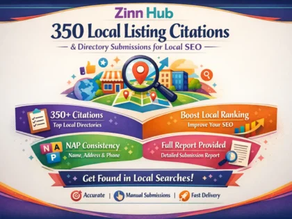 350 Local Listing Citation And Directory Submissions For Local Seo