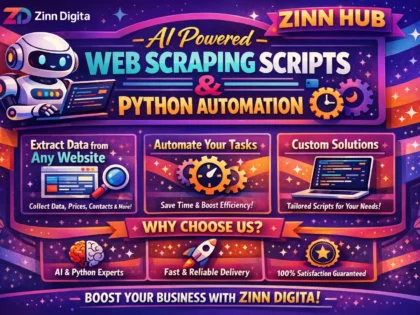create ai powered web scraping scripts and python automation
