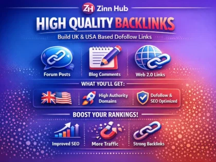 Build Uk Usa Based High Quality Backlinks On Dofollow Forums Blogs Comments