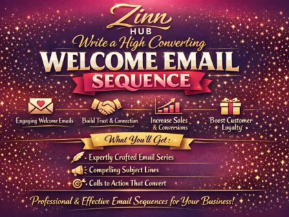write a high converting welcome email sequence