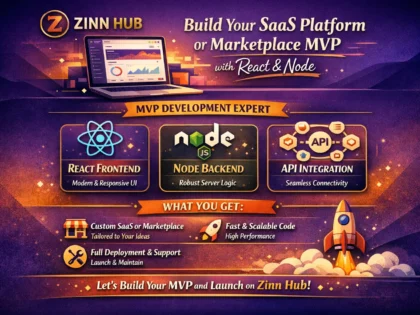 Build your SaaS platform or marketplace MVP with React and Node