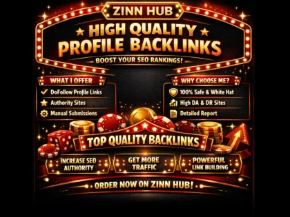create high quality profile backlinks