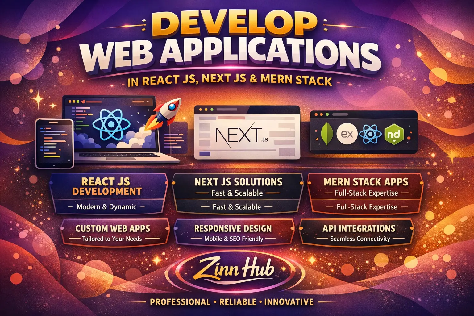Develop Web Applications In React Js, Next Js, Mern Stack 1 Develop Web Applications In React Js