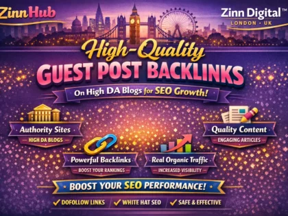 Build high-quality guest post backlinks on high DA blogs for SEO growth