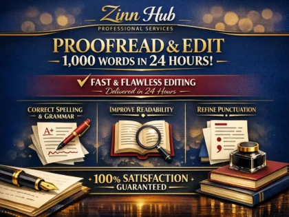 Professionally Proofread And Edit 1,000 Words In 24 Hours 2 Professionally Proofread And Edit 1