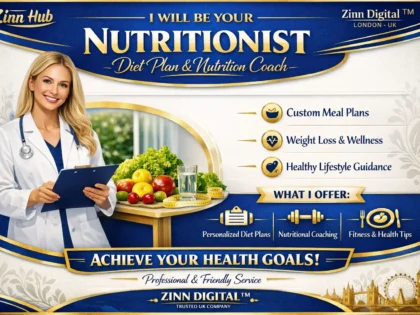 be your nutritionist for diet plan and nutrition coach