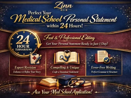 perfect your medical school personal statement within 24 hours