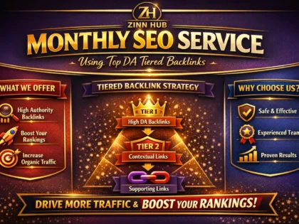 provide monthly SEO service using top da tiered backlinks