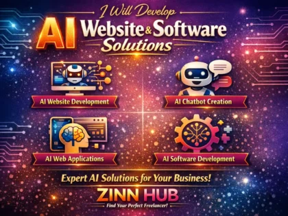 develop ai website