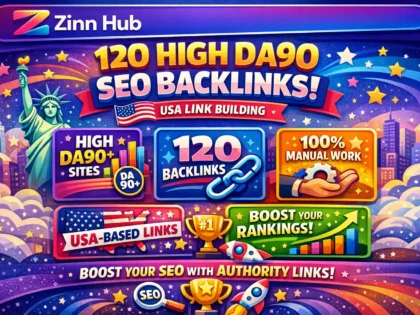 120 high da90 SEO backlinks