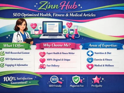 write SEO optimized health