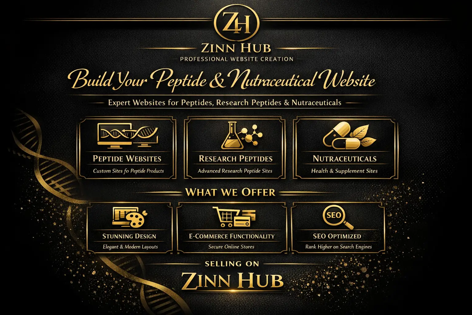 Build Peptide, Research Peptide, Or Nutraceutical Website 1 Build Peptide