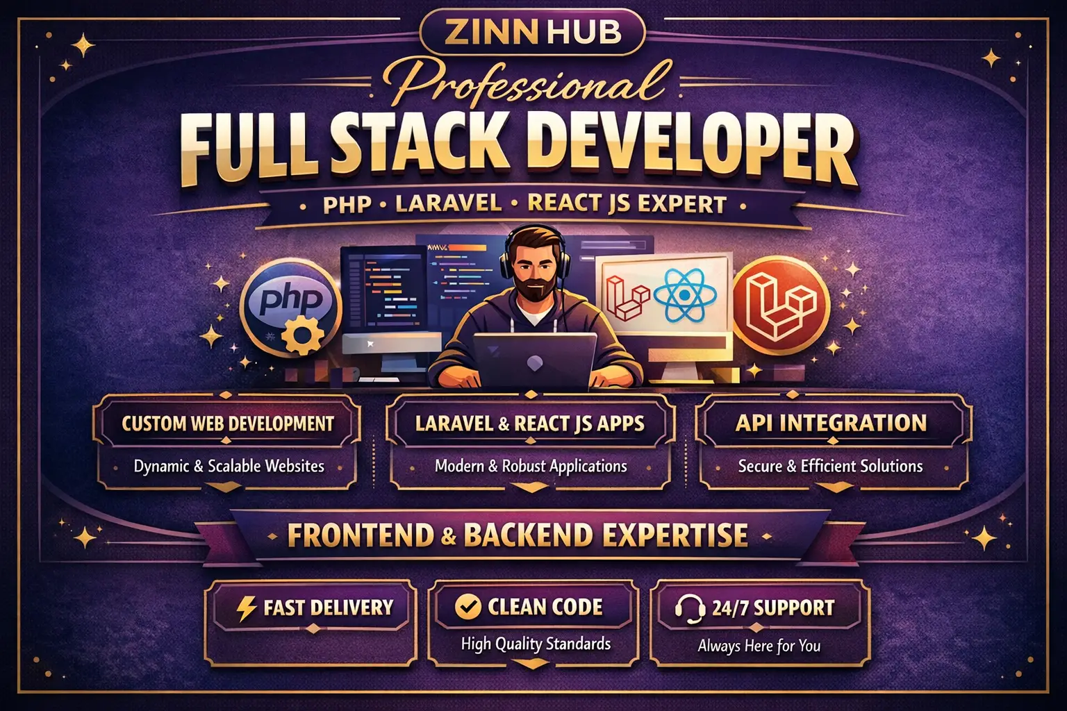 Professional Full Stack Developer - Php Laravel &Amp; React Js Expert 1 Professional Full Stack Developer - Php Laravel &Amp; React Js Expert