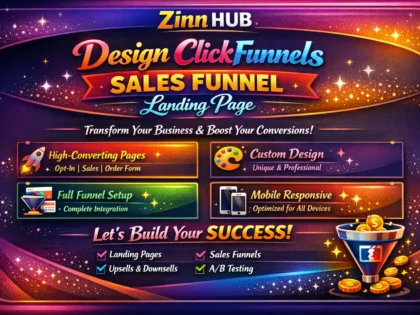 design clickfunnels sales funnel landing page