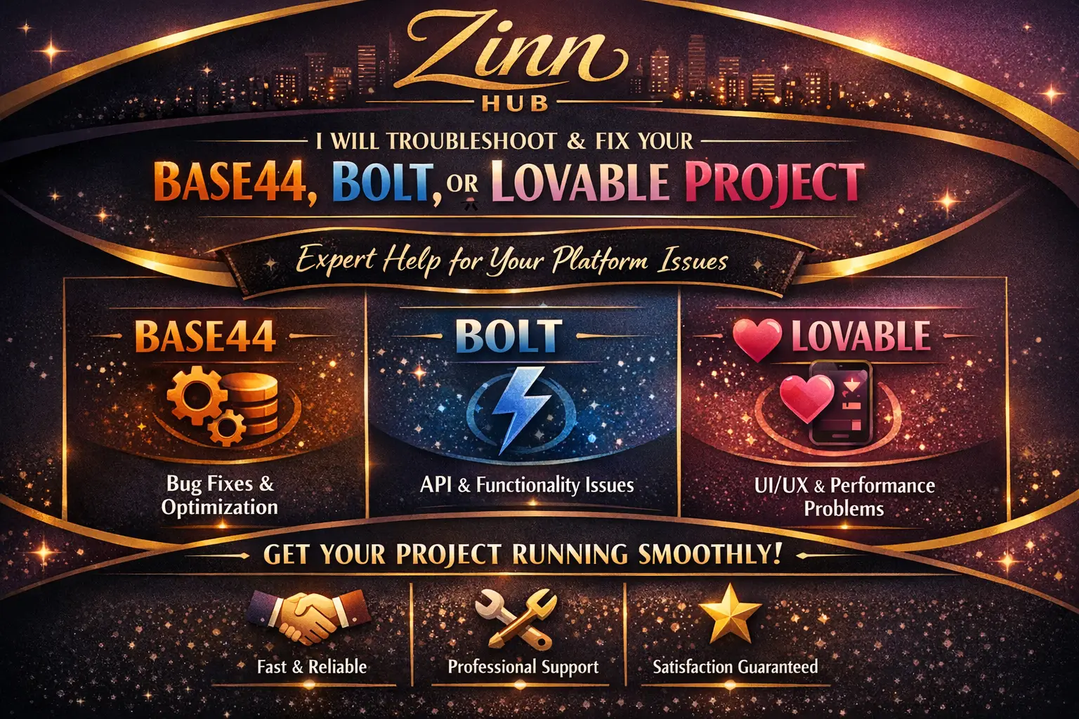 Help You Troubleshoot And Fix Your Base44, Bolt, Or Lovable Project 1 Help You Troubleshoot And Fix Your Base44