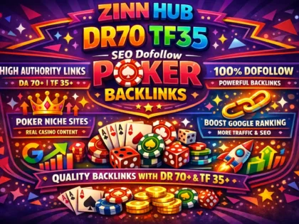 do dr70 tf35 SEO dofollow poker backlinks